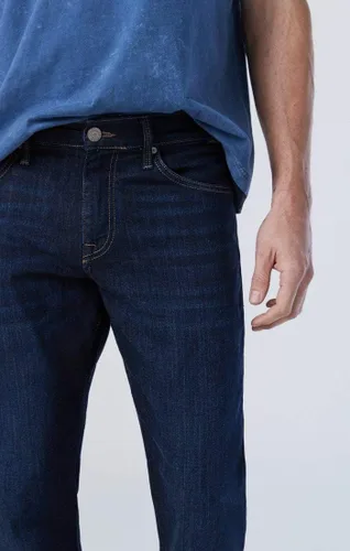 Vista 4 de Mavi Matt Mid Rise Pantalones vaqueros relajados de pierna recta para hombre