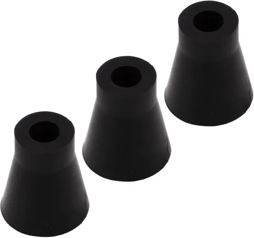 Vista 8 de 3 Pieces Drum Feet Slipcover Percussion Instrument Floor Tom Legs Covers Bass Drum Stand Feet Cover, Style A