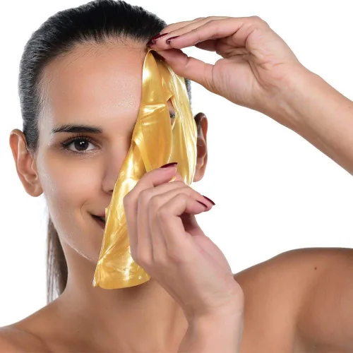 Vista 3 de AICHUN BEAUTY Lujosa mascarilla facial bio-colágeno de oro de 24 quilates (5 piezas)