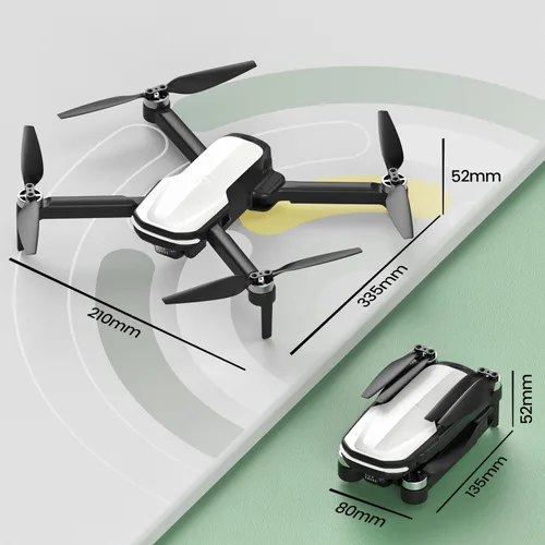 Vista 8 de Holy Stone FPV Drone con cámara HD 1080P para adultos y niños principiantes, HS280D cuadricóptero RC plegable con motor sin escobillas, flujo