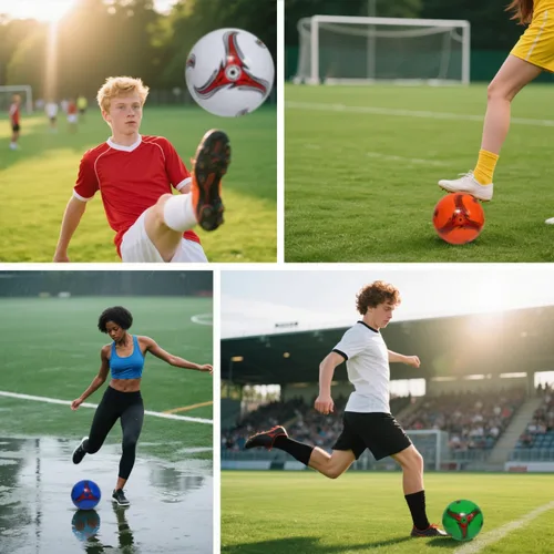 Vista 6 de Youlina Paquete de 6 pelotas de fútbol de Navidad desinfladas con bomba, pelotas de fútbol a granel, pelotas de fútbol clásicas con bolsa deportiva