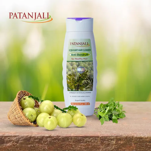 Vista 3 de Patanjali Kesh Kanti Champú limpiador anticaspa, 6.8 fl oz / 6.8 fl oz - (paquete de 2)
