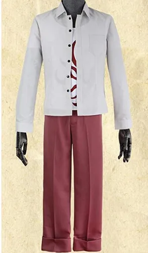 Vista 2 de Disfraz de anime para hombre, disfraz de Momota Kaito para Halloween, uniforme escolar personalizado
