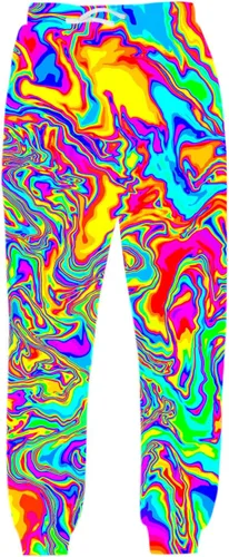 Vista 2 de UNIFACO. Pantalones deportivos unisex con estampado digital 3D con cordón