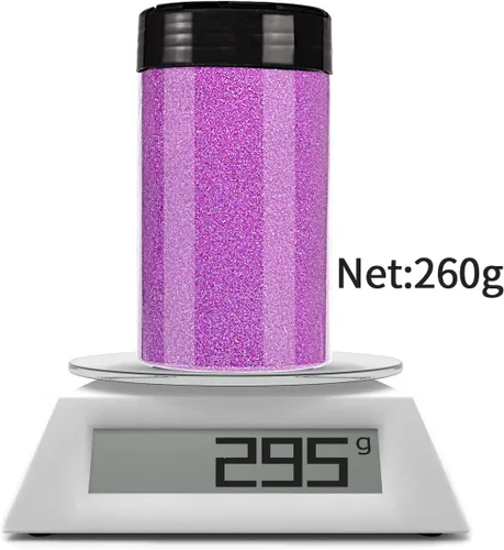 Vista 4 de Paquete de botella agitadora de alta capacidad de 9.17 oz, purpurina metálica fina, purpurina ANGXILIN para hacer joyas de vasos, resina epoxi