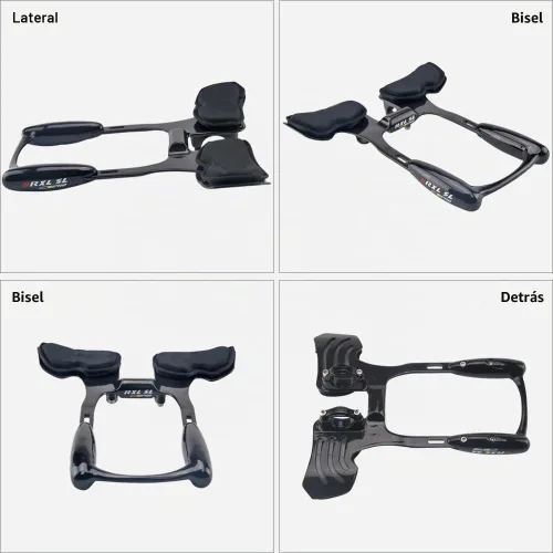 Vista 5 de Barras Aero de clip para bicicleta de carretera RXL SL Manillar ajustable TT Manillar de bicicleta Aero Barras TT Extensor de manillar