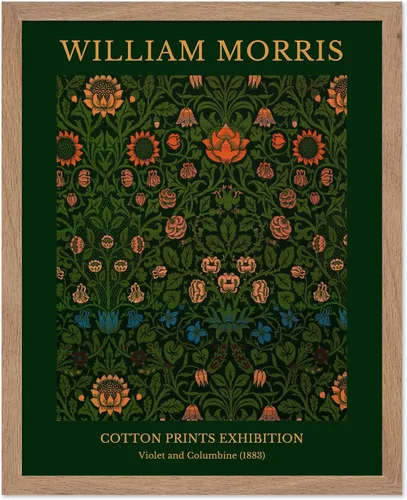 Vista 42 de Poster Master Impresión Vintage del Ladrón de Fresas - Póster Retro de William Morris - Arte de Patrón Floral - Regalo para Hombres y Mujeres