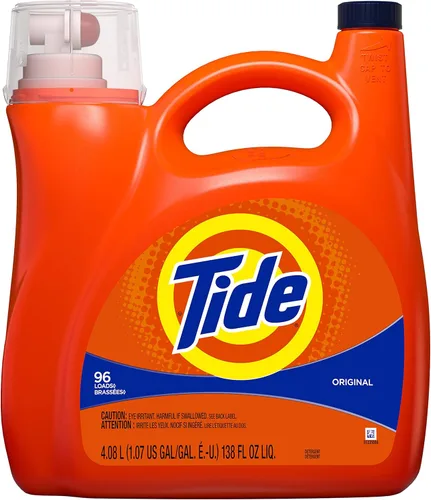 Vista 4 de Tide 13875CT Detergente líquido para ropa, original, botella de 25 onzas (caja de 6)