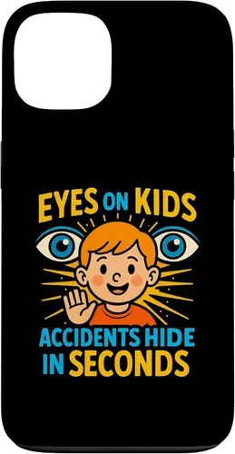Vista 7 de Eyes on Kids Child Safety Gift for Moms, Granny, Grandad Case for iPhone 16