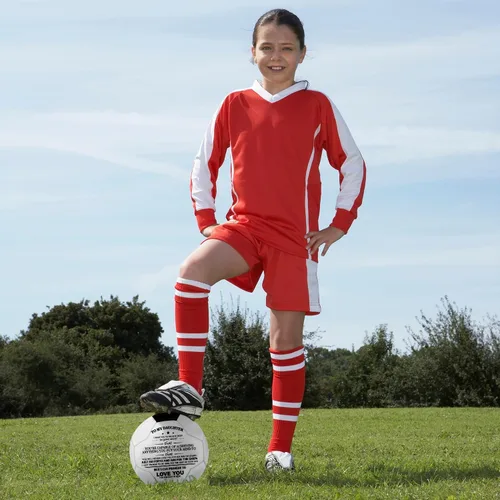 Vista 7 de KWOOD Balón de Fútbol Clásico Personalizado, Balón de Fútbol Grabado con Bomba Premium para Entrenamiento y Recreación, Disponible