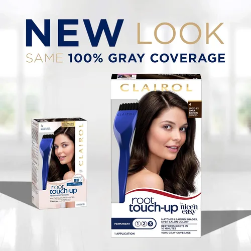 Vista 133 de Clairol Root Touch-Up de Nice'n Easy Tinte Permanente para el Cabello, 10 Rubio Extra Claro, Paquete de 1 Clairol Root Touch Up - Tinte permanente