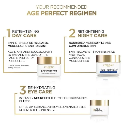 Vista 8 de Crema de Noche de L 'Oreal Paris Age Perfect, Paquete de 1
