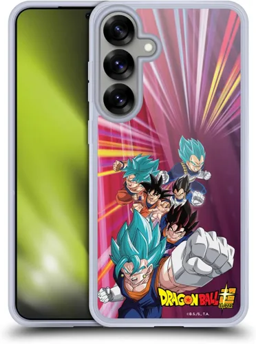 Vista 175 de Head Case Designs Funda de gel con licencia oficial de Dragon Ball Super Group Future Trunks Arc Characters [protección de grado militar] compatible