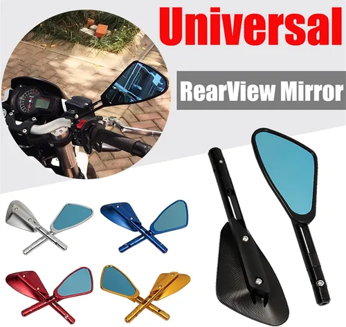 Vista 2 de Motorcycle Mirrors For Yamaha MT 09 Fz1 Fz16 MT09 R3 R6 MT07 Rizoma NMAX 125 XMAX 300 Tenere 700 Motorcycle RearView Mirror Side Rear View Mirrors