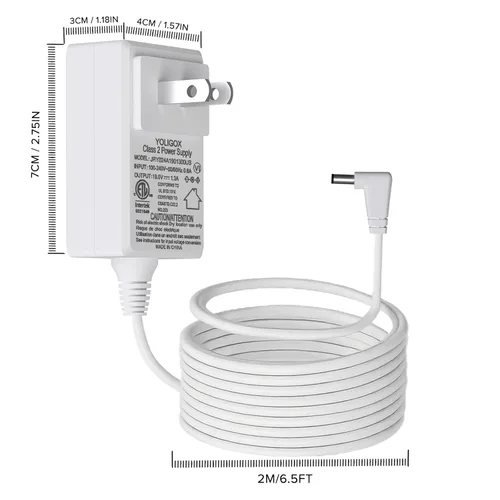 Vista 5 de Adaptador de CA de 19 V compatible con PetSafe WirelessFence Cable de alimentación compatible con PetSafe IF-100 PIF-300 300-034 RFA-443 IF-101