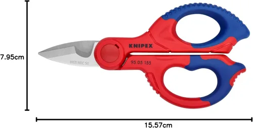 Vista 9 de KNIPEX Tools - Tijeras para electricistas (9505155SBA)