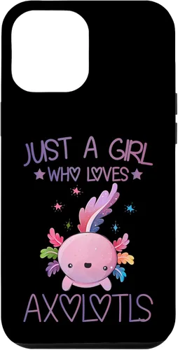 Vista 26 de Just A Girl Who Loves Axolotls Lover Gifts Kawaii Axolotls Case for iPhone 17