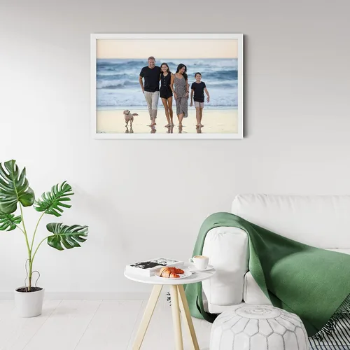 Vista 6 de Dargr Arte de pared personalizado desde tu teléfono, impresiones en lienzo personalizadas para familia, vacaciones, festivales, póster enmarcado