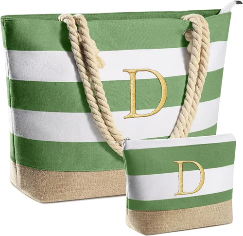 Vista 39 de YOOLIFE Bolsas de playa para mujer, bolsa de lona de viaje, bolsa impermeable para piscina, artículos esenciales de viaje, regalos para mujeres