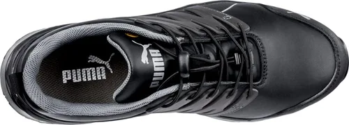 Vista 3 de PUMA velocidad de seguridad 2.0 negro bajo ASTM SD seguridad zapatos dedo del pie de metal libre fibra de vidrio puntera antideslizante hombres