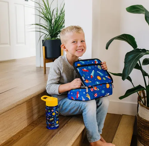 Vista 2 de Wildkin- Lonchera aislada para niños y niñas, tamaño perfecto para empaquetar aperitivos calientes o fríos para la escuela y los viajes, los Out of