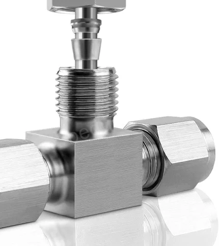 Vista 3 de Beduan Conector neumático del tubo del adaptador de la camiseta Let-Lok de las colocaciones de la compresión del acero inoxidable 1/4