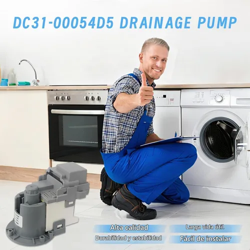 Vista 6 de DC31-00054D DC31-00187A PX3516-01 Bomba de drenaje de lavadora compatible con Samsung