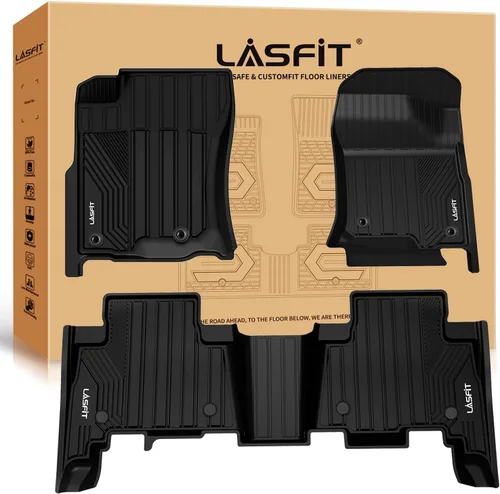 Vista 41 de LASFIT Alfombrillas para Toyota Tacoma 2005-2011 (solo compatible con DoubleCab AutoTran)