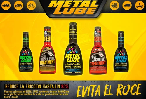 Vista 2 de Metal Lube Tratamiento de transmisión manual antifricción 8 Oz (1)