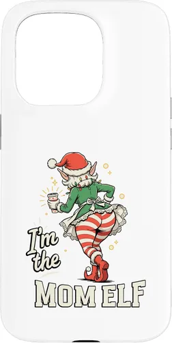 Vista 14 de I'm The Mom Elf Funny Matching Family Christmas Group Case for iPhone 16