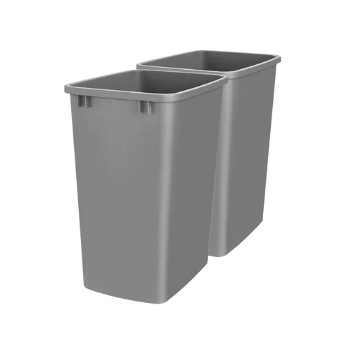 Vista 9 de Rev-A-Shelf 35 Quarts (33.4 litros) Bote de basura para fregadero de cocina para gabinete de cocina base y baño, reemplazo de bote de basura