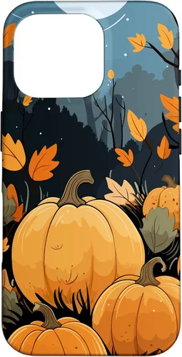 Vista 20 de Pumpkin Fall & Autumn Leaves, Fall Color Theme, Pumpkins Case for iPhone 16