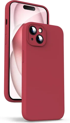 Vista 44 de Supdeal Funda de silicona líquida para iPhone Air - [Protección total para la cámara] [Forro de microfibra suave antiarañazos] Funda de teléfono