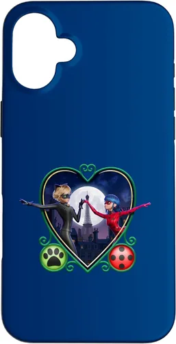 Vista 23 de Miraculous Ladybug and Cat Noir The Movie Heart - Carcasa para iPhone 17
