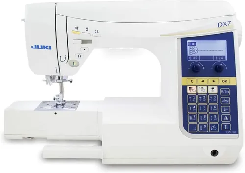 Vista 2 de Juki Máquina de coser HZL-DX7 con 287 patrones de puntada y 4 fuentes