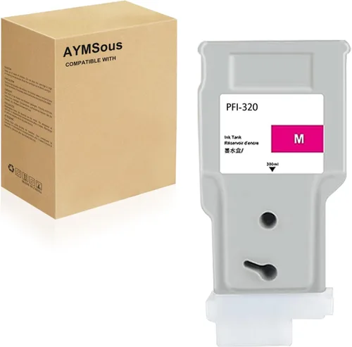 Vista 10 de Cartucho de tinta compatible de repuesto para Canon PFI-320 PFI320 PFI-320BK PFI320BK 300ML para Canon imagePROGRAF IPF TM-200 IPF TM-205 IPF TM-300