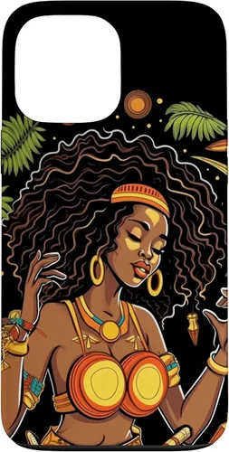Vista 23 de Funda para iPhone 16 Rasta Reggae Music Cannabis Weed Leaf 420 Rastafarian Women