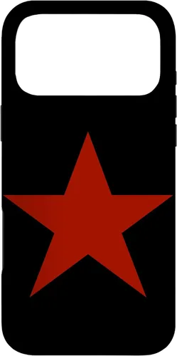 Vista 22 de Cyber Y2K Red Star On Black Front Retro Aesthetic Vintage Case for iPhone 16