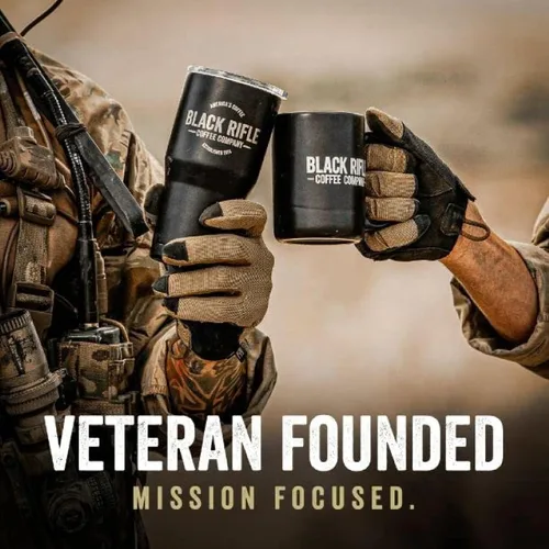 Vista 6 de Black Rifle Coffee Company Gunship Roast, bolsa de 12 onzas, café molido tostado ligero, mezcla tostada hecha de granos arábigos, granos colombianos