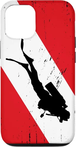 Vista 28 de Funda de buceo para iPhone 17, regalos de buceo, diseño vintage de buceo
