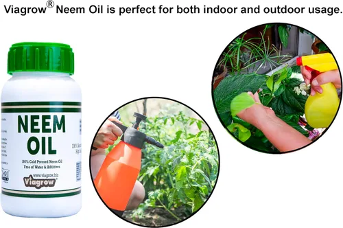 Vista 4 de Viagrow® Extracto orgánico de semillas de aceite de neem prensado en frío, protección natural de plantas (paquete de 1) / Un producto de The Harvest