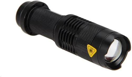 Vista 6 de Mini linterna de luz IR, 5 W 850 nm enfoque ajustable IR LED linterna linterna de luz infrarroja para visión nocturna, Coyote Hog Predator Caza AA