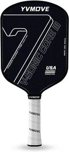 Vista 10 de Pickleball Paddles USAPA Approved Raw Carbon Fiber Face Max Control & Effortless Power 16MM Core Anti-Shock Intermediates to Pros