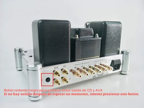 Vista 8 de Amplificador de Tubo Estéreo de Audio Hi-Fi A10 EL34 Clase A de Extremo Único