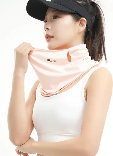 Vista 2 de Bufanda suave con protección UV para el sol, máscara facial para mujeres y hombres, protección solar transpirable de verano, máscara de cuello