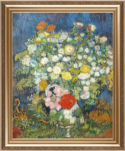 Vista 47 de IPIC - Campo de trigo con cuervos, reproducción artística de Vincent Van Gogh. Lienzo de giclée para decoración del hogar 10#F (20 x 16)