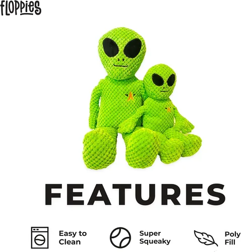 Vista 3 de fabdog Floppies - Juguete de peluche para perros, juguetes chirriantes lindos y duraderos, el mejor juguete chirriante para cachorros y todas