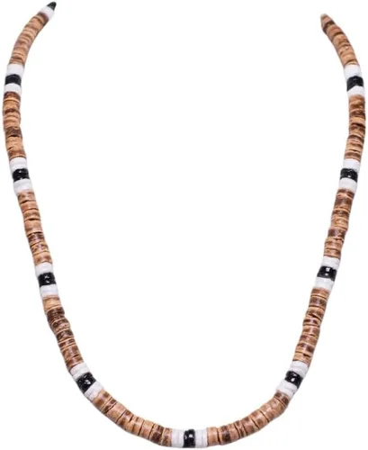 Vista 19 de BlueRica Collar de cuentas de concha de coco y puka (18")