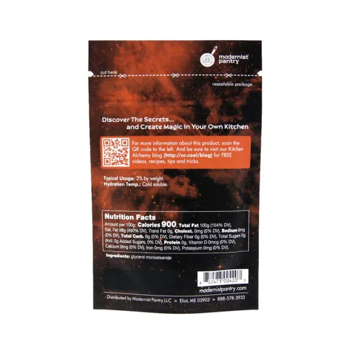 Vista 3 de Modernist Pantry Monostearato de glicerol (GMS) Sin OMG sin gluten vegano - 50 g/2 oz