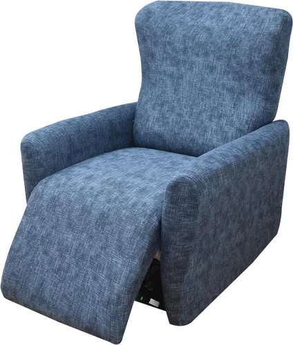 Vista 24 de Eco-Ancheng Fundas reclinables de 4 piezas, fundas para sillas reclinables, fundas elásticas para sofá reclinable, fundas ajustables
